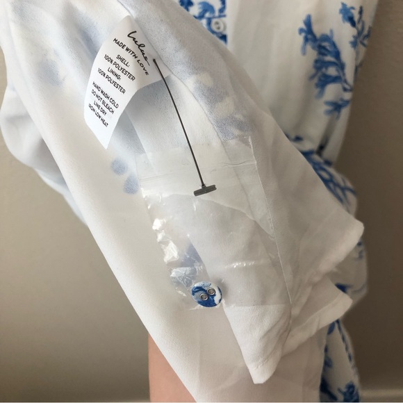 Lulus Botanical Bliss White Floral Print Flutter Sleeve Maxi Dress - Picture 9 of 10